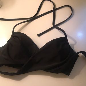 Victoria’s Secret black strap bikini top